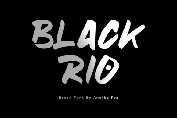 Black Rio: A Bold and Chunky Display Font for Editorial Impact