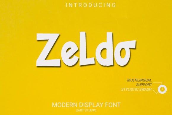 Boost Your Brand with Zeldo: A Joyful Display Font