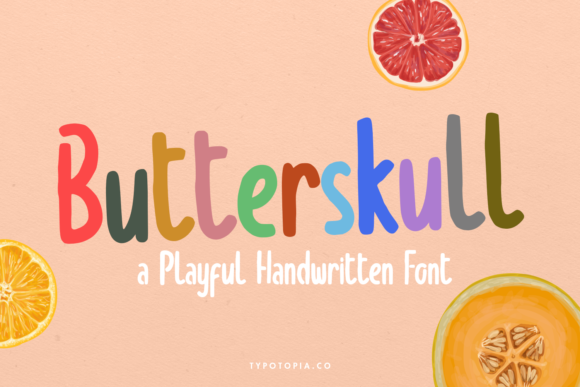 Butterskull: A Vibrant Display Font for Creative Projects