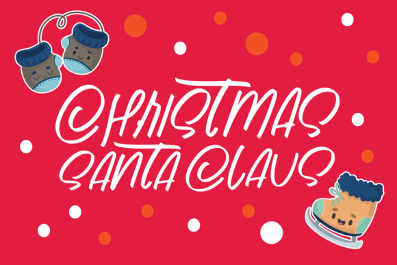 Christmas Santa Claus: A Festive Display Font for Your Editorial Projects