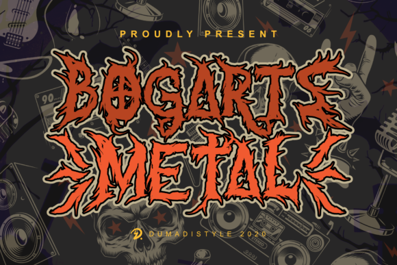 Crafting with Bogarts Metal: A Halloween Font for Your Brand