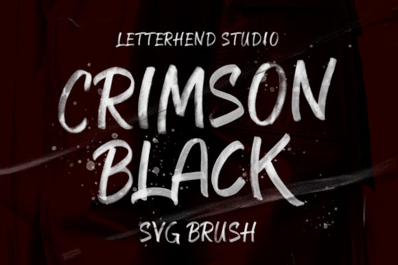 Crimson Black Font: A Bold Statement for Your Handmade Products