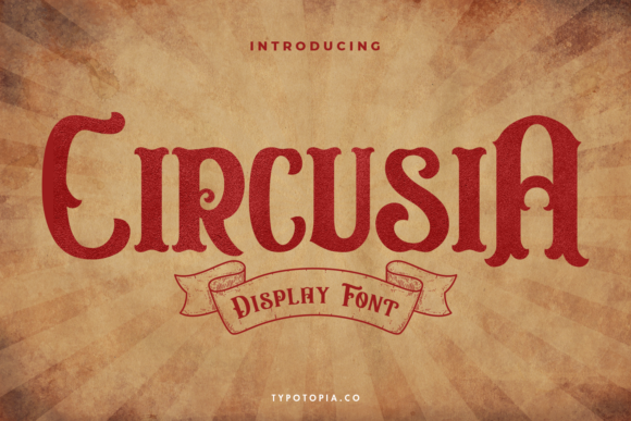 Discover Circusia: A Versatile Retro Display Font