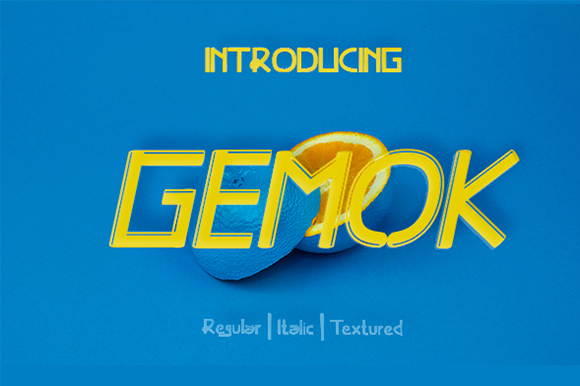 Discovering Gemok: A Versatile Font for Creative Branding