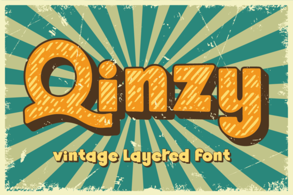 Enhance Your Brand with Qinzy: A Vintage Styled Display Font