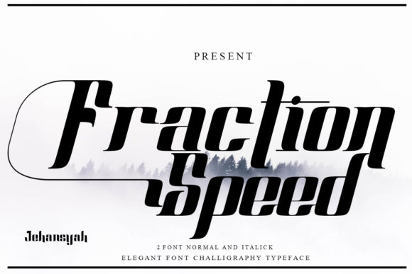 Enhance Your Editorial Design with Fraction Speed Font