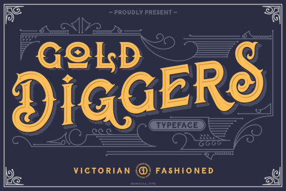 Gold Diggers: Elevate Your Campaign with This Elegant Display Font
