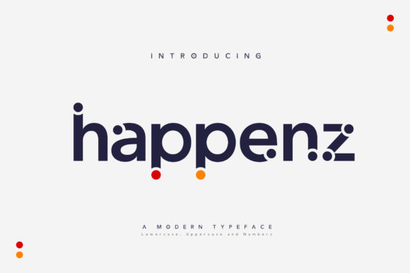 Happenz: The Casual Modern Font for Editorial Personality