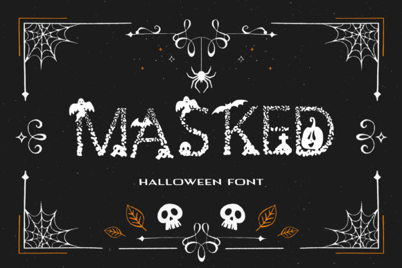 Masked: A Quirky Display Typeface for Digital Projects