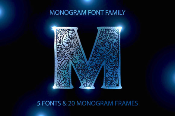 Monogram Family: A Bold Display Typeface for Distinctive Projects