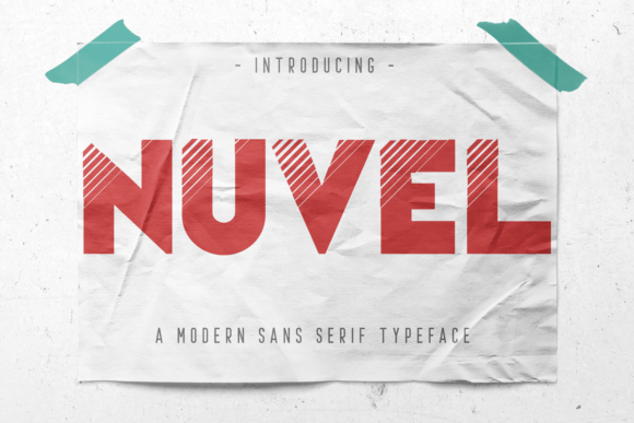 Nuvel: The Bold Display Font for Impactful Marketing