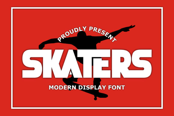 Skaters: A Bold and Chunky Display Font for Creative Projects