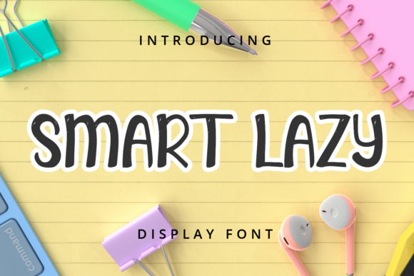 Smart Lazy: A Trendy Display Font for Engaging Web Designs