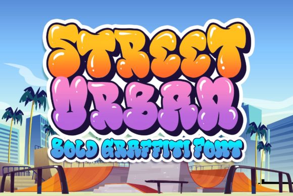 Street Urban: A Bubbly Display Font for Creative Web Designs