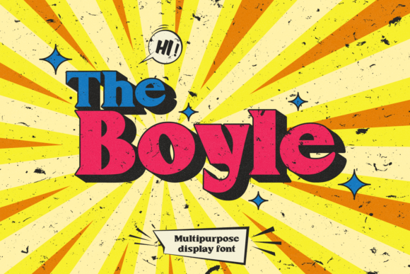 The Boyle: A Charming Display Font for Editorial Design