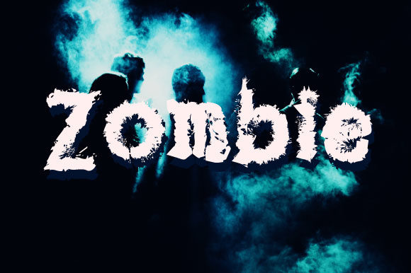 Zombie: A Spooky Yet Stylish Display Font for Creative Projects